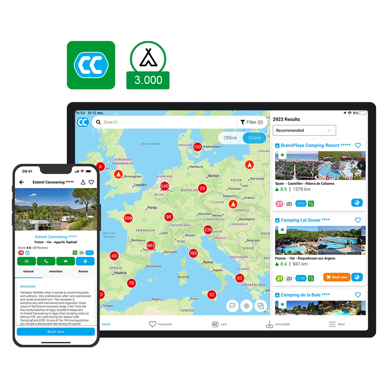 CampingCard ACSI-app 2024