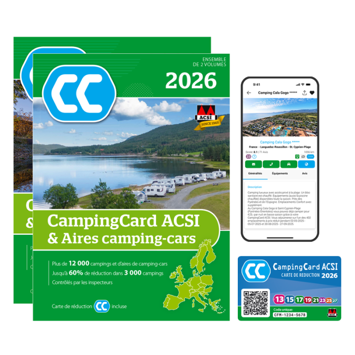 CampingCard ACSI & Motorhome Pitches 202...