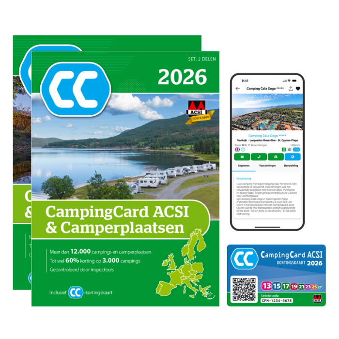 CampingCard ACSI & Camperplaatsen 2026