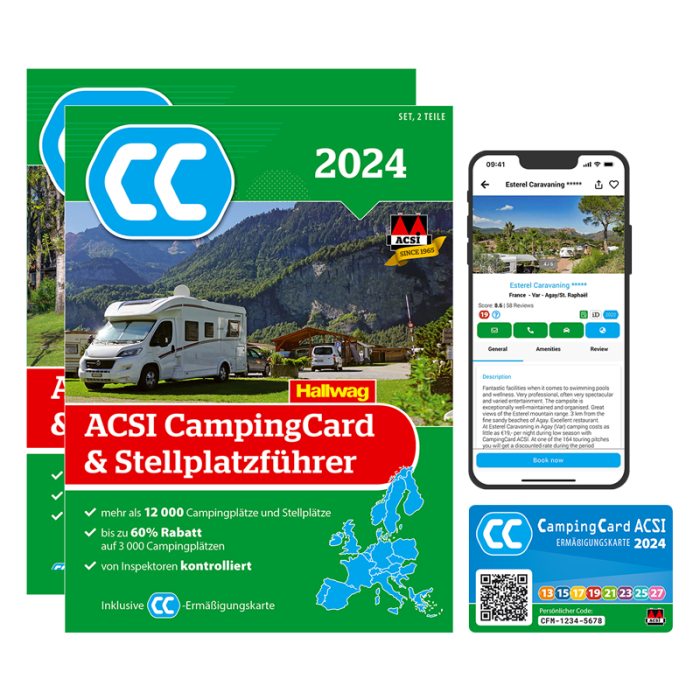CampingCard & Camperplaatsen 2024 : ACSI: : Libri