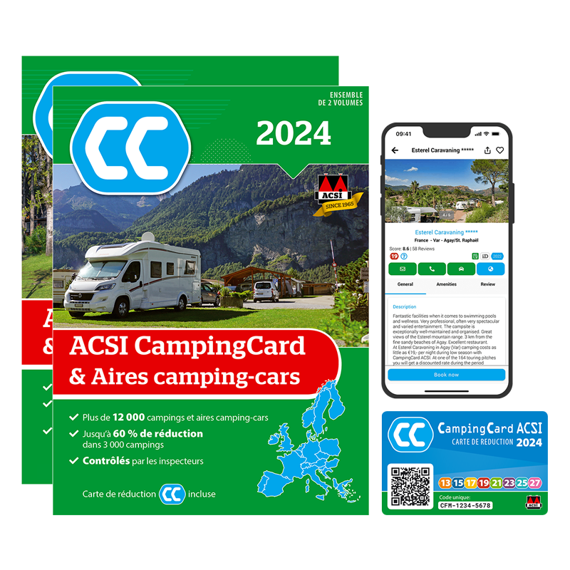 ACSI CampingCard & Aires camping-cars 2024